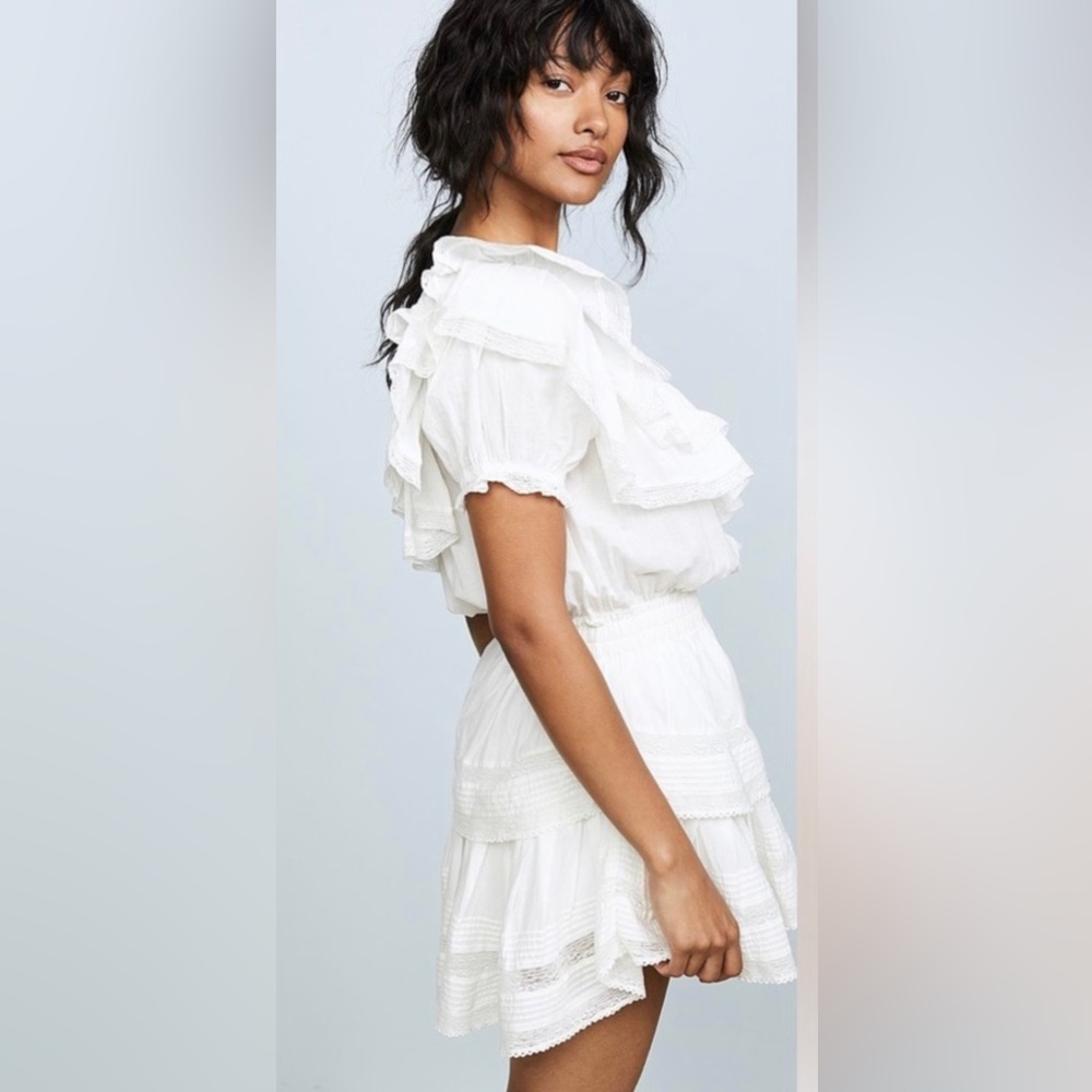 Lace Layered off the shoulder Dress Size Small